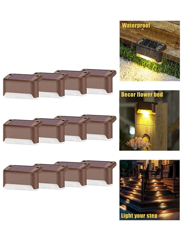 Solar Energy Outdoor Yard Lamp Balcony Decoration Staircase Step Light Step Light LED Street Light Layout Garden Yard Light