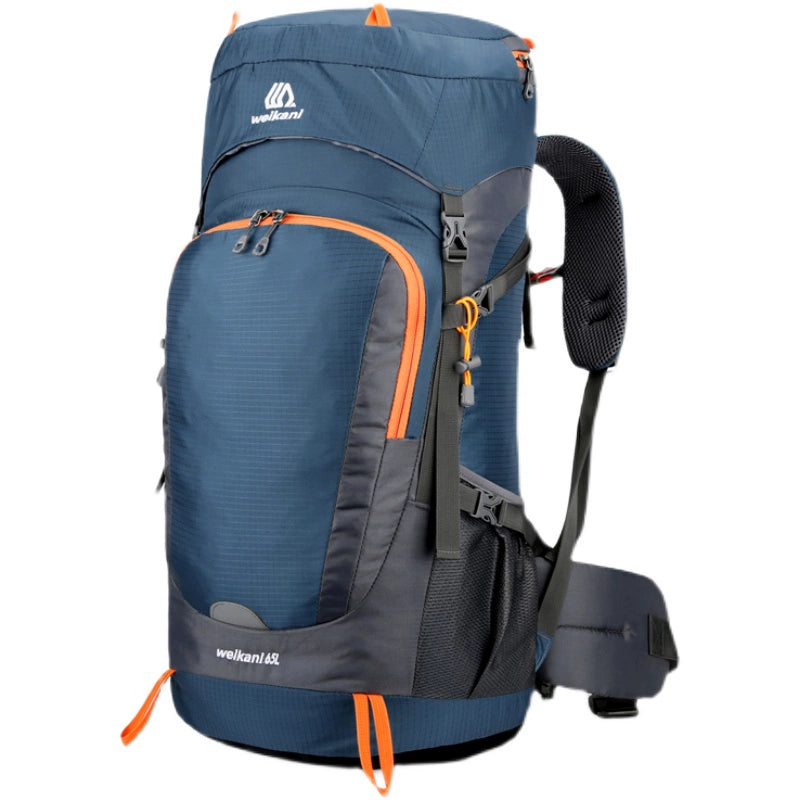 Outdoor Mountaineering Bag Large Capacity Wear-Resistant Travel Bag 65 L Multifunctional Men's and Women's Neutral Hiking Camping Backpack