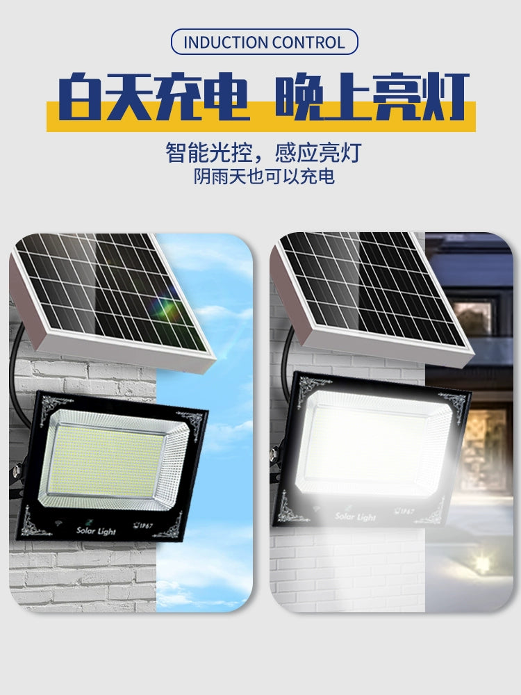 Solar Light Outdoor Yard Lamp One for Two New Countryside Household Lighting Indoor Dark Automatic Bright Street Light Super Bright