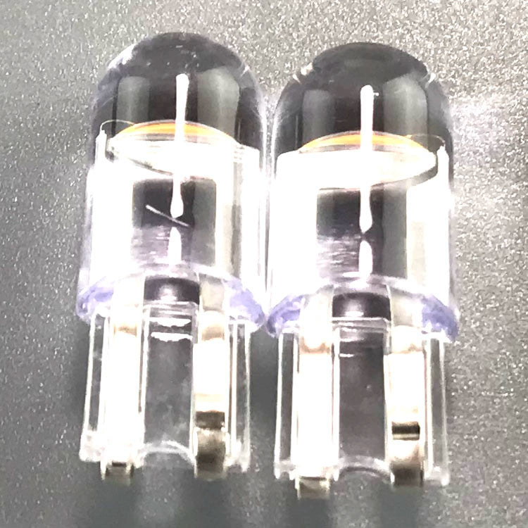 Car Width Light T10led Bulb 12V License Plate Light Restoration Glass Fully Transparent Bulb Yellow Light Blue Light White Light