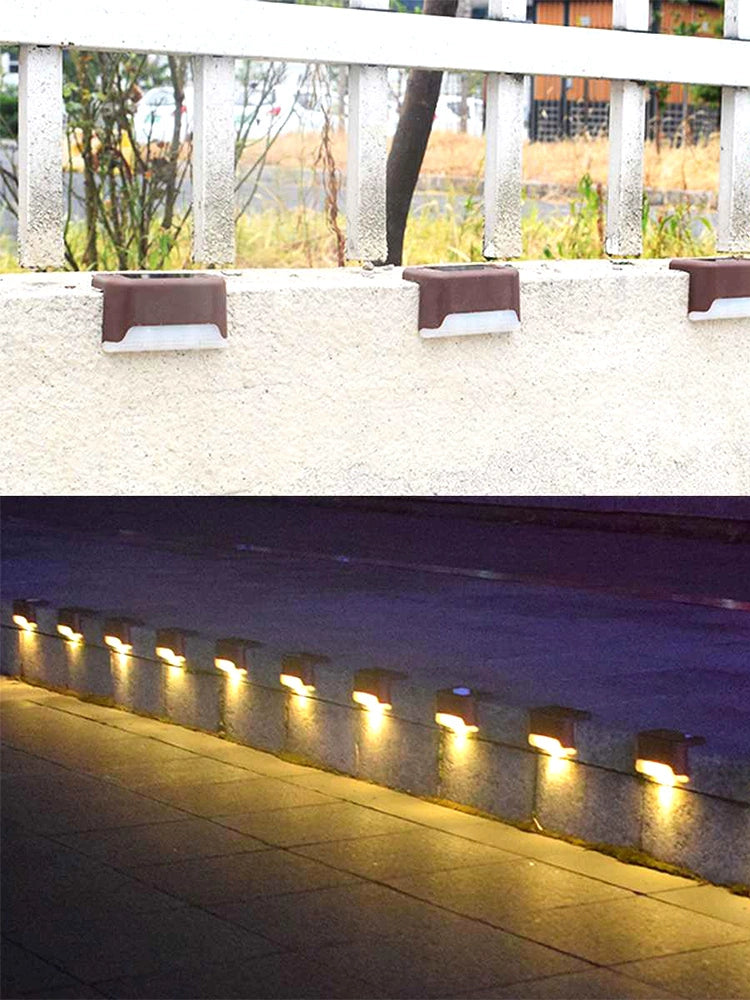 Solar Energy Outdoor Yard Lamp Balcony Decoration Staircase Step Light Step Light LED Street Light Layout Garden Yard Light