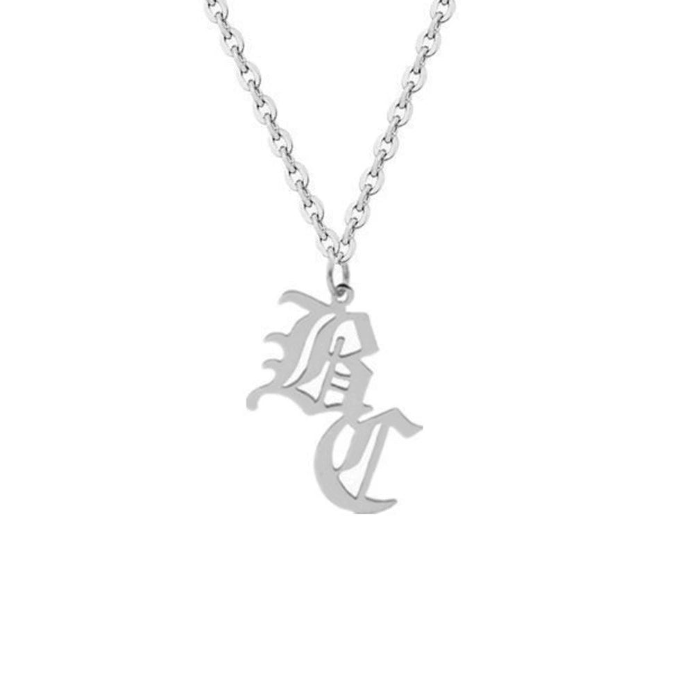 Customized Couple's Titanium Steel Chinese Hipster Name Necklace