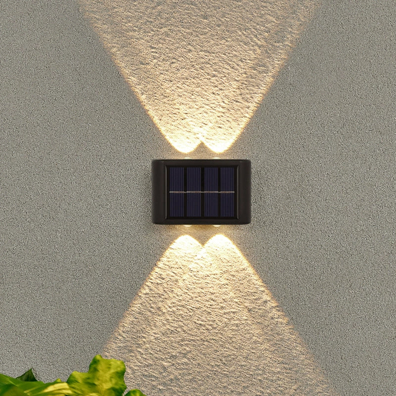 New Arrival Solar Outdoor Courtyard Decoration Wall Lamp Yard Garden Layout Wall Washing Wall Lighting Ambience Light