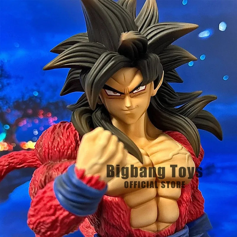Anime Dragon Ball Z SSJ4 Son Goku PVC Figure.