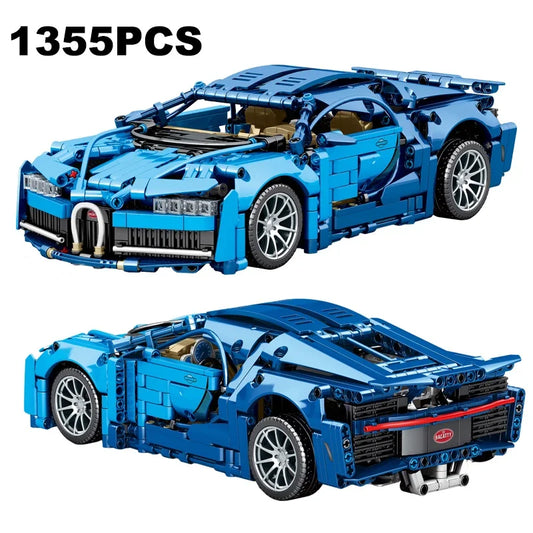 Bugatti Lamborghini Racing Car Blocks.