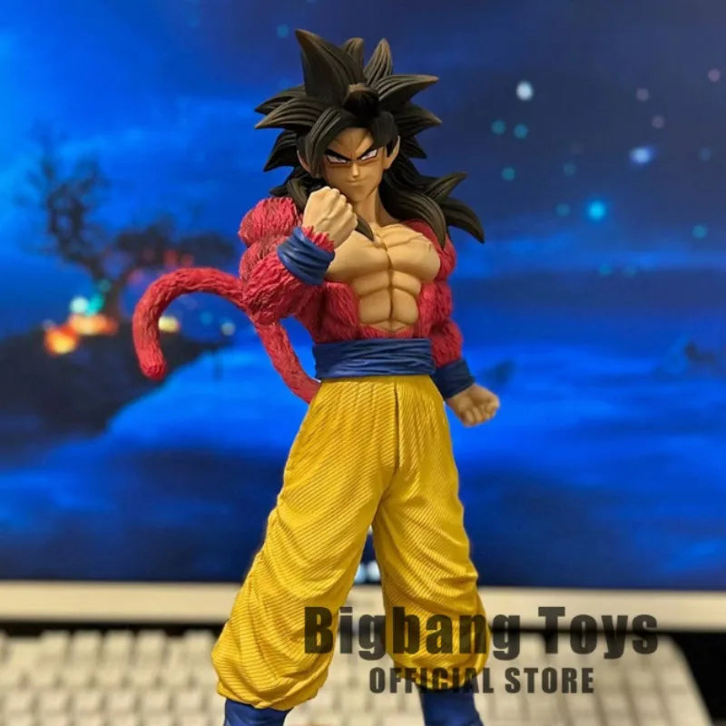 Anime Dragon Ball Z SSJ4 Son Goku PVC Figure.