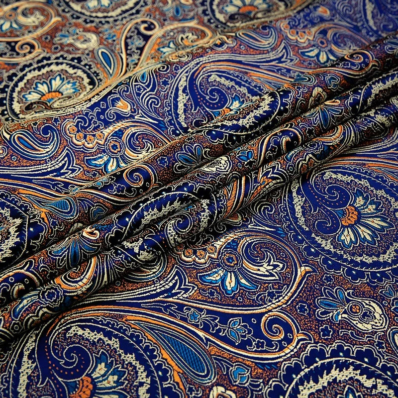 Pattern jacquard brocade fabrics jacquard damask dress sewing material for DIY cheongsam and kimono dress women fabric