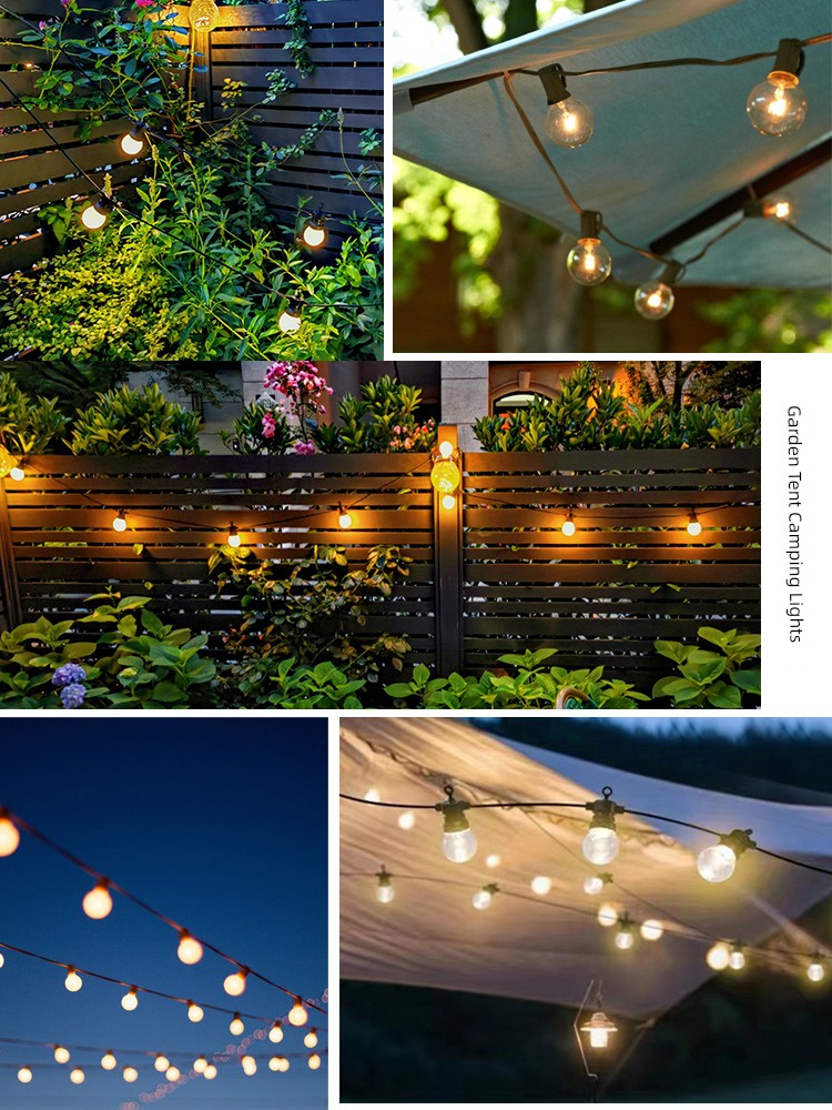 Solar Courtyard Tent B & B Garden Outdoor Lights