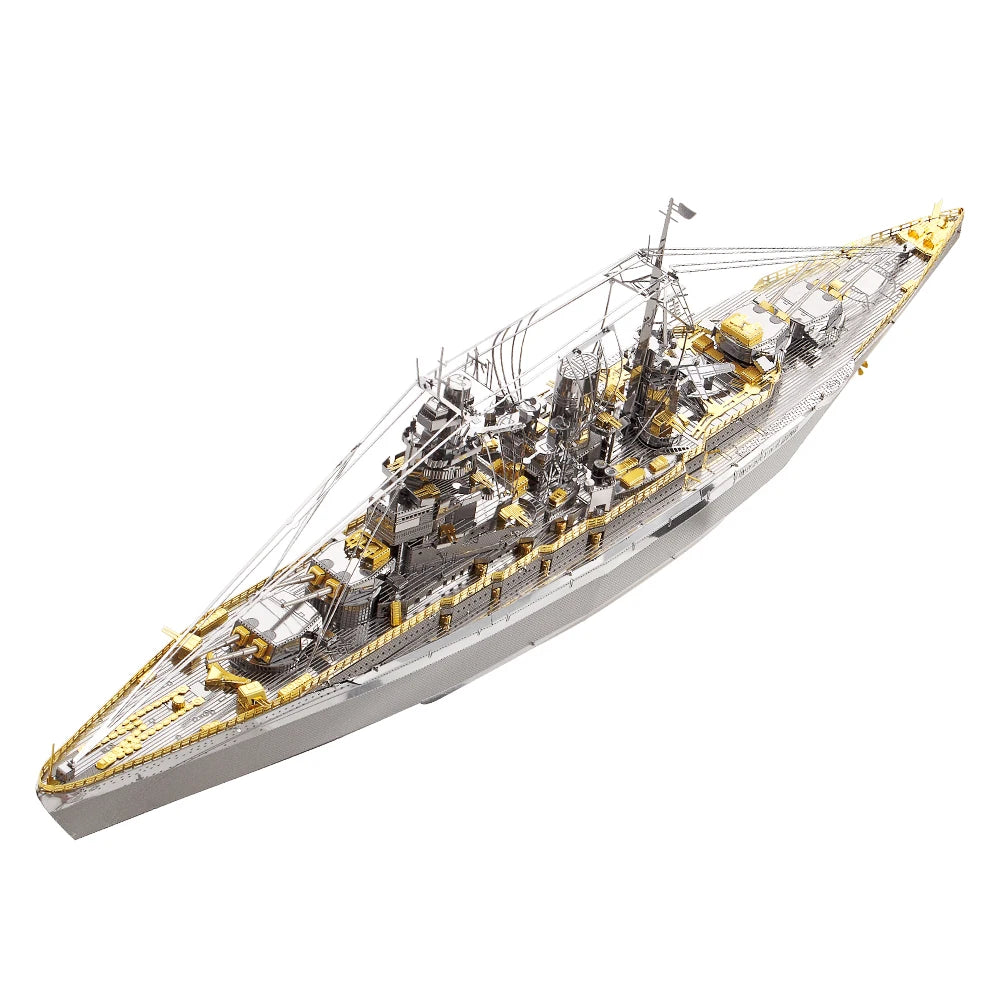 Premium Metal Battleship Model Kit.