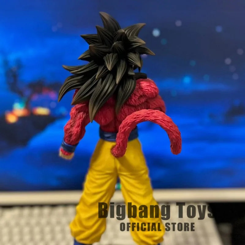 Anime Dragon Ball Z SSJ4 Son Goku PVC Figure.
