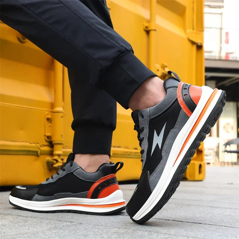 Latest 2024 Breathable Men and Women Steel Toe Cap Work Safety Shoes Indestructible Puncture-Proof Sneakers Boots Male Footwear