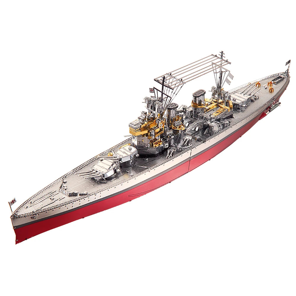 Premium Metal Battleship Model Kit.