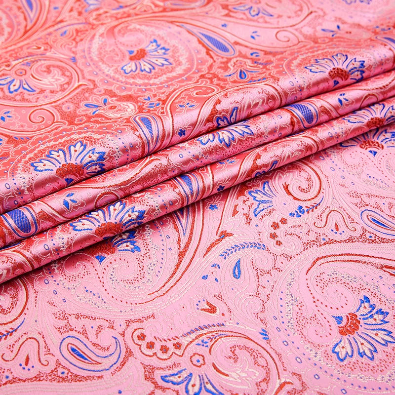 Pattern jacquard brocade fabrics jacquard damask dress sewing material for DIY cheongsam and kimono dress women fabric