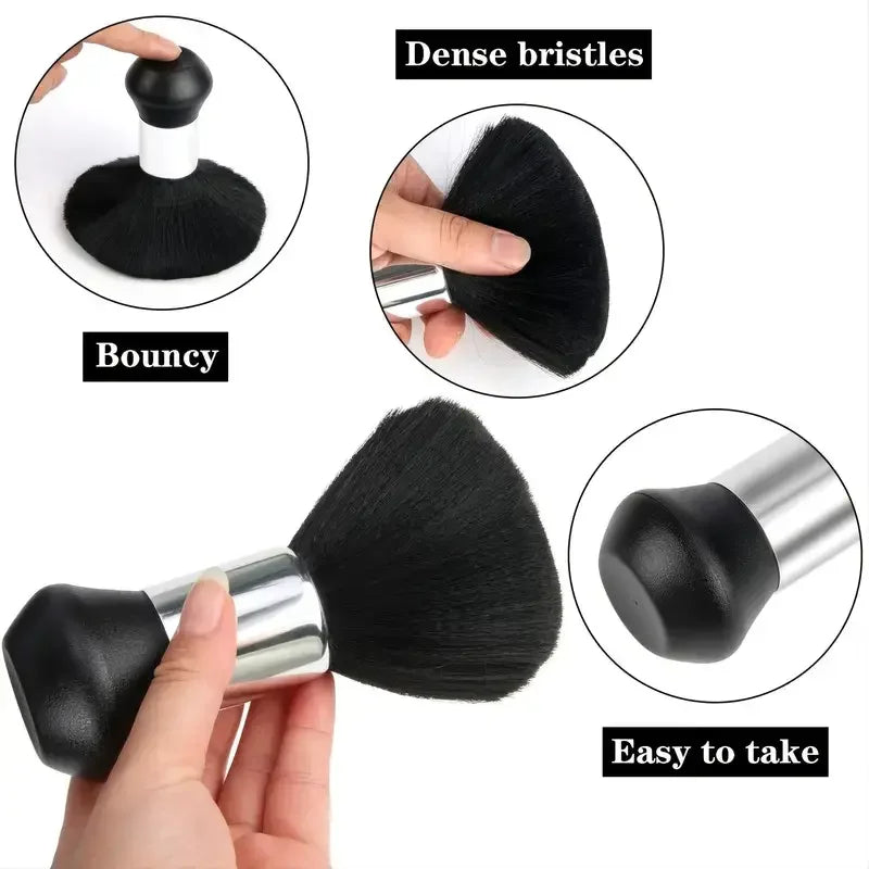 2/3pcs set Barber wrap set Waterproof Hair Cutting Cape with Neck Duster Professional Barber Salon Hairdressing Gown Brush Set
