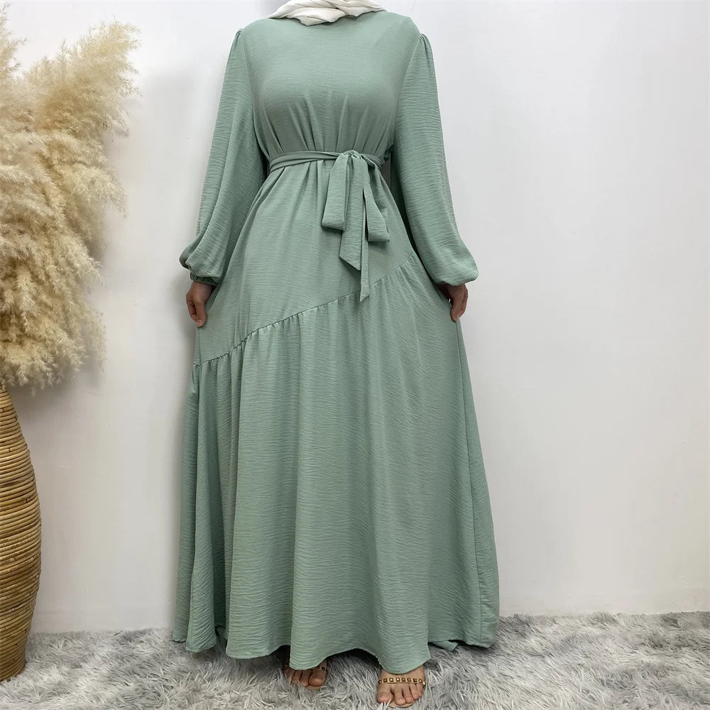 Muslim Ramadan sells women's Muslim fashion clothing in Turkey Long sleeve abaya Popular clothing for Islamic women