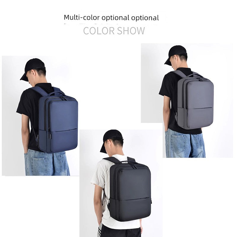 Backpack Unisex Backpack Business Laptop Bag 15.6-Inch 17.3-Inch Large Capacity Schoolbag Printed Logo