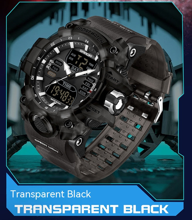 Stylish Transparent Waterproof Men's Watch.