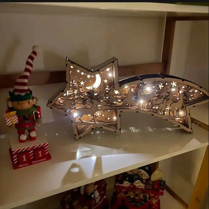 Wooden Wonderlights - Christmas Ornaments.