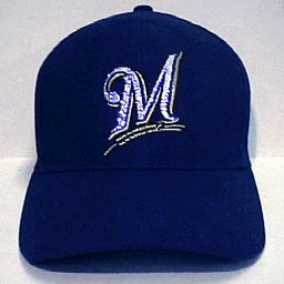 Milwaukee Brewers Flashing Fiber Optic Cap