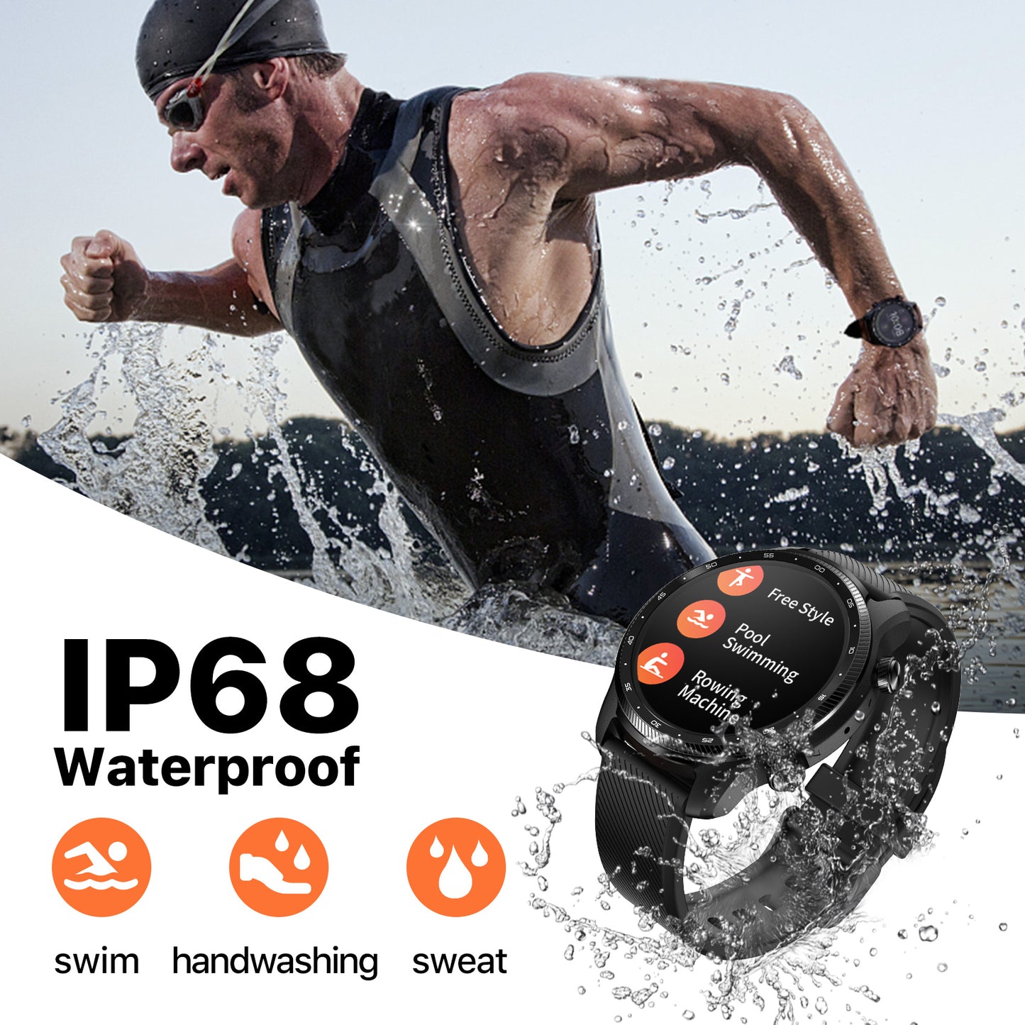 Global Ticwatch Pro 3 GPS Wear OS Google Smart Watch.