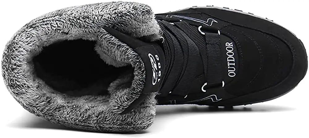 Winter Snow Boots: Lightweight, Anti-Slip, Warm Plush for Men & Women