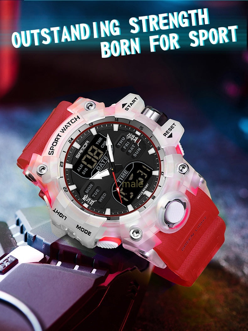 Stylish Transparent Waterproof Men's Watch.