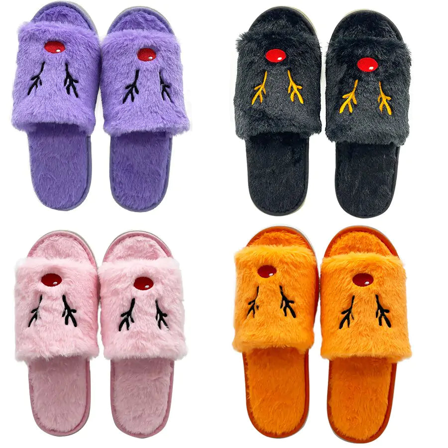 Women Christmas Slippers Plush