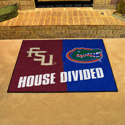 Florida State - Florida House Divided Rug 33.75"x42.5"