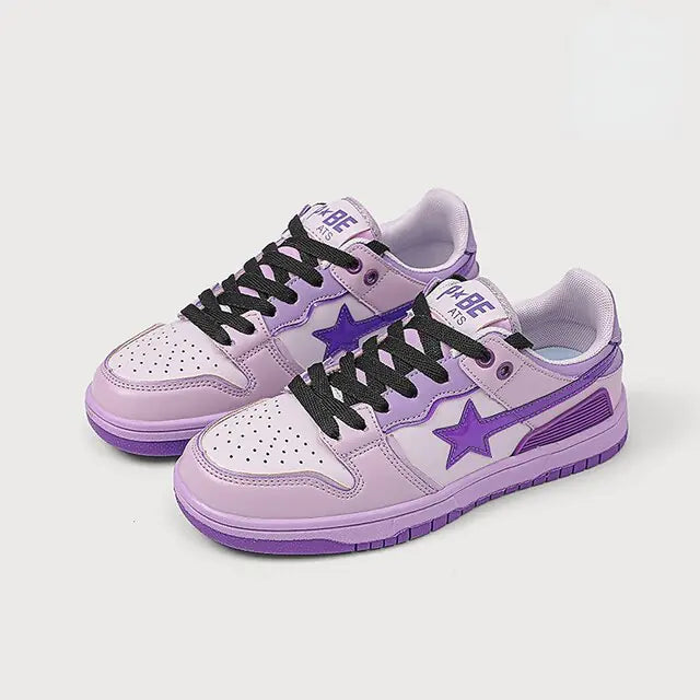 Y2K Women Shoes Fashion Classic Sneakers Multicolor Retro Star Skateboard Shoes men woman Couple Students Outdoor Casual Sport