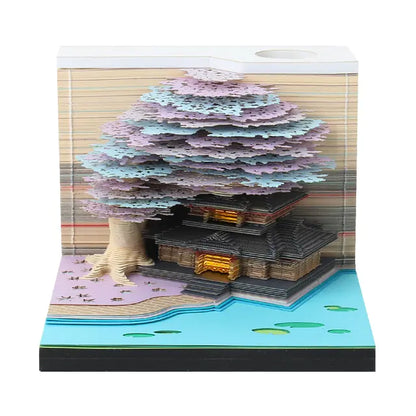 Hogwarts Notepad 3D Model Castle.