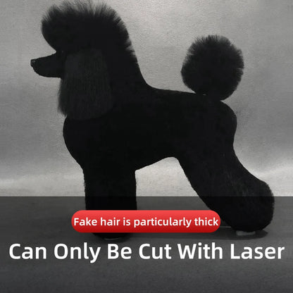 Pet simulation dog hair only beauty practice standard  fake hair Pet Grooming Trimming Practice Must be used with skeleton