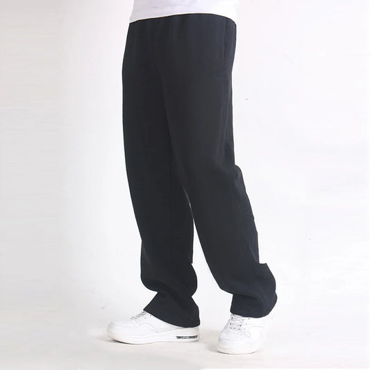 Casual Pants Trousers Large Big Plus Size 5XL 6XL 7XL Men Plus Size Pants 6XL Solid Baggy Loose Elastic Pants Cotton Sweatpants