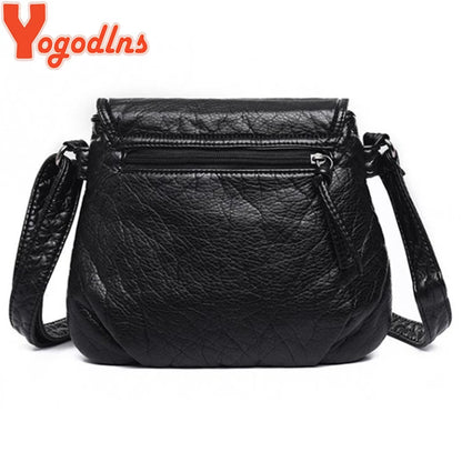 Yogodlns Fashion Designer Women's Bags New  High Quality Crossbody Bag Soft PU Leather Shoulder Bag Fashion Female Bags Handbags