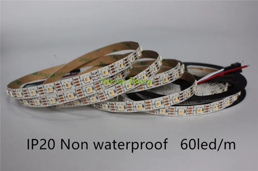 SK6812 RGBW (Similar Ws2812b) 4 in 1 1m/4m/5m 30/60/144 Leds/Pixels/M Individual Addressable Strip  WW NW IP30/65/67 DC5V