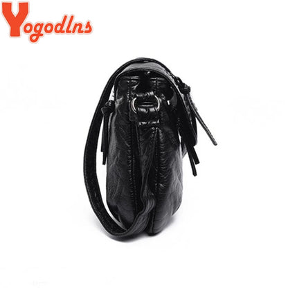 Yogodlns Fashion Designer Women's Bags New  High Quality Crossbody Bag Soft PU Leather Shoulder Bag Fashion Female Bags Handbags