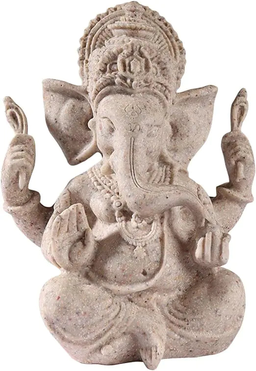 Sandstone Ganesha Sculpture.