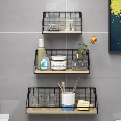 Nordic Wooden Wall Hanging Shelves.