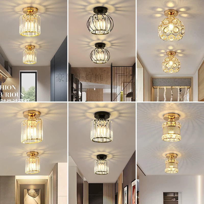 Hyundai Scandinavian Ceiling Entry Internet-Famous Crystal Aisle Light