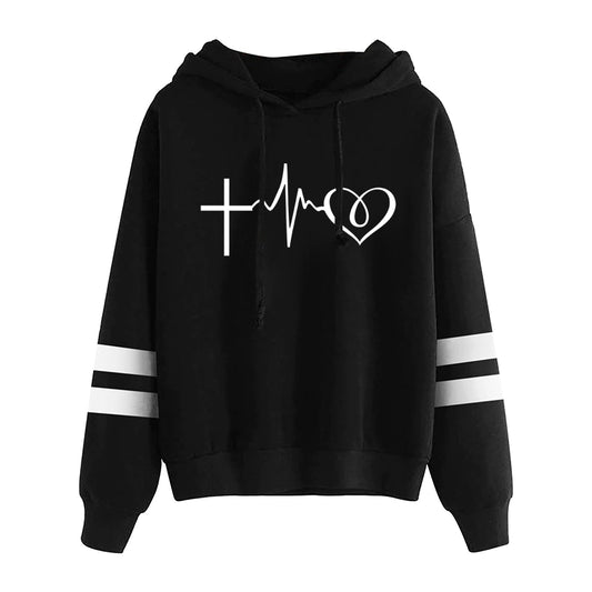 Loose Loose Long-Sleeve Hoodie