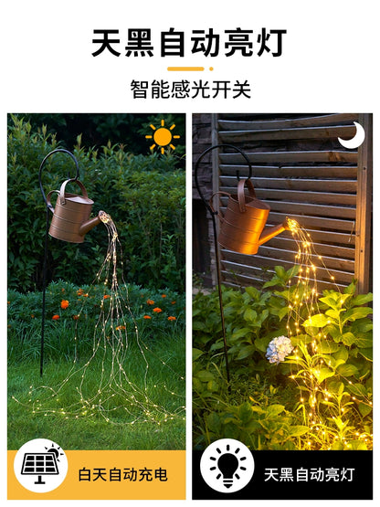 LED Solar Outdoor Hanging Light Courtyard Garden Lawn Layout Top Floor Terrace Balcony Landscape Decoration Small Night Lamp