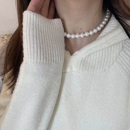 Elegant French Style Pearl Necklace