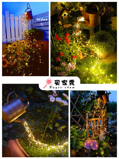 LED Solar Outdoor Hanging Light Courtyard Garden Lawn Layout Top Floor Terrace Balcony Landscape Decoration Small Night Lamp