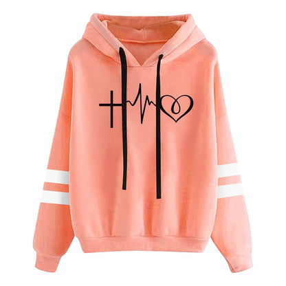 Loose Loose Long-Sleeve Hoodie