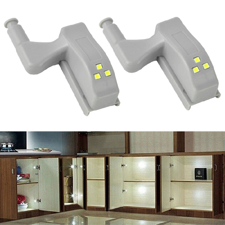 10-Piece Touch Sensor Cabinet LED Light White Light Warm Led Hinge Light Indoor Wardrobe Is on When Opening the Door