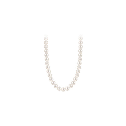 Shijia Women's Light Luxury Pearl Necklace - Fancy Design