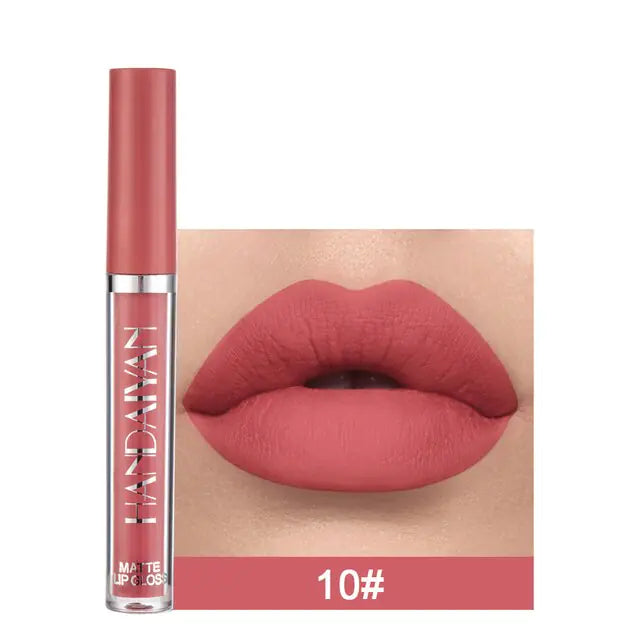 6PC Matte Velvet Lip Gloss Set.