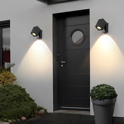 Outdoor Wall Lamp Exterior Wall Lamp Flower Round Lamp Villa Entrance Outdoor Waterproof Wall Lamp Balcony LED Outdoor Lighting