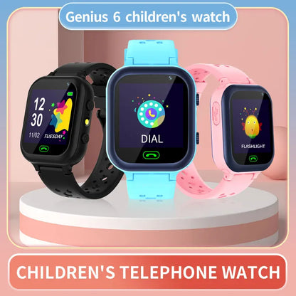 Kids Smart Watch Sim Card Voice Call Phone Smartwatch For Children SOS Photo Waterproof Camera LBS Location Gift For Boys Girls