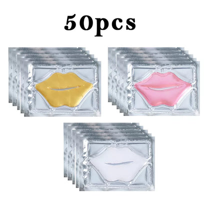 50pcs Collagen Lip Mask - Moisturizing & Firming Lip Care