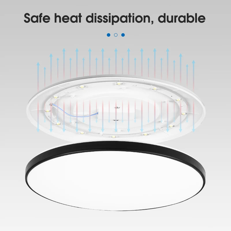 Led Ceiling Light 220v Modern Ceiling lamp 15/20/30/50W Led Panel Ceiling Lights Fixture For Bedroom Kitchen Home Decor Lighting